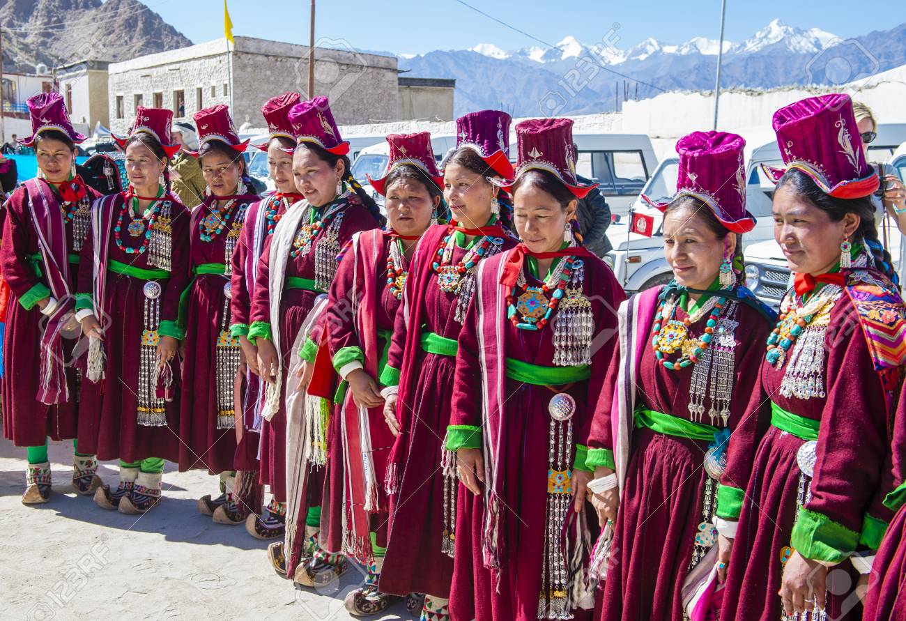 Tenue traidtionnel de la ville de Leh